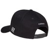 Cadency® Baseball Cap Poker Black Unisex Adjustable Size, black