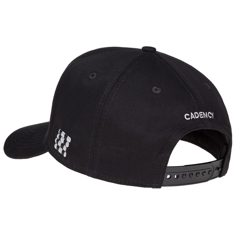 Cadency® Baseball Cap Poker Black Unisex Adjustable Size, black