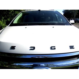 1 OEM Black Edge Emblem The Hood Badge 3D Compatible with Edge Glossy (Black)