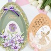 Ideen mit Herz Easter Plates in Egg Shape, Made of