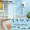 39" Silicone Cord Cover for Wires on Wall, Cord Hider