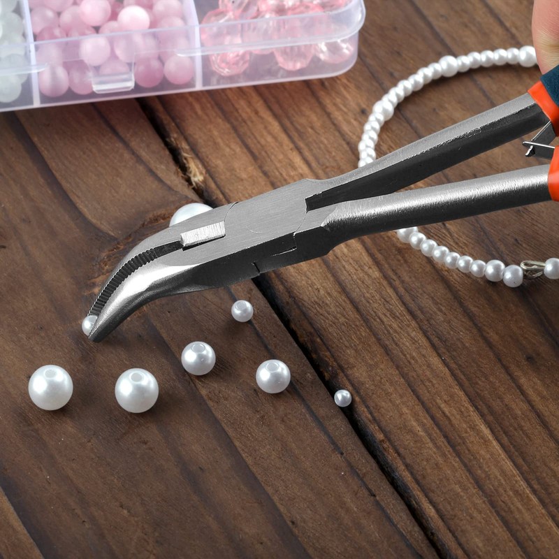 LEONTOOL Long Bending Radio Pliers, Long Pliers, Long Reach Pliers,