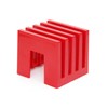 Cutting Board Stand Porte Cutting Seat Stand potr Red potr