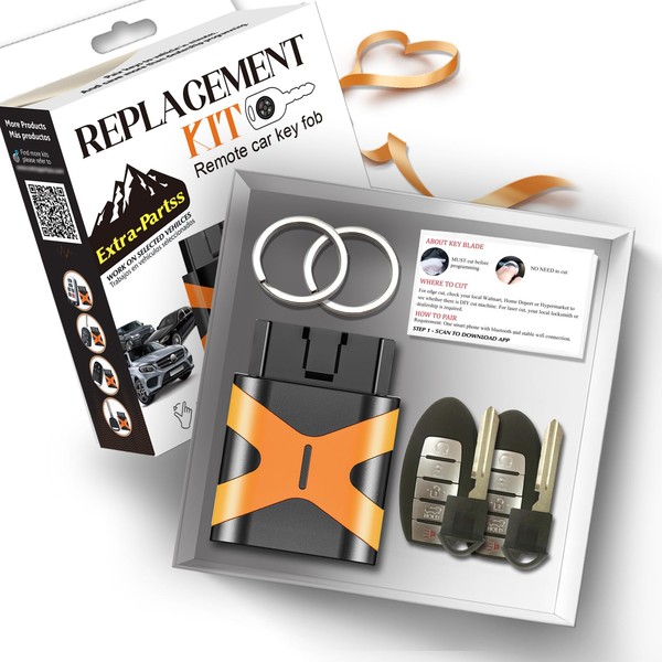 Extra-Partss 2 Simple Remotes Replacement for Nissan KR5TXN4 fits 2019