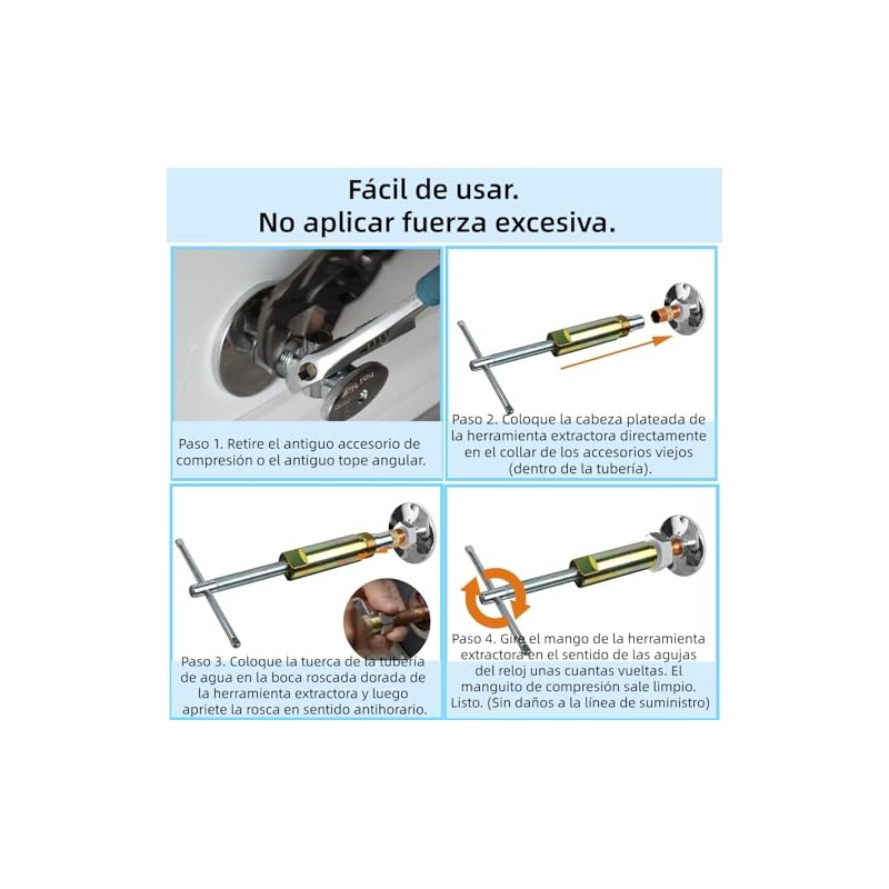 MEISO Herramienta Extractora de Manguito de Compresión, Herramienta de Extracción,