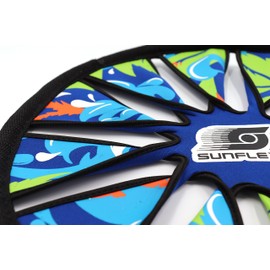 Sunflex Venus Tropical Wave Throwing Disc, Soft and Lightweight Flying Disc for the Beach and the Park, Perfect for Beginners and Advanced Players, Extremely Robust and for All Age Groups