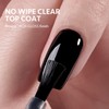 GAOY Glossy Gel Top Coat and Builder Base Set, 2