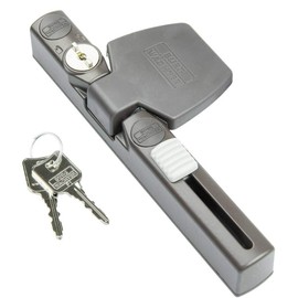 Burg-Wächter, WinSafe WS 33 W SB window lock for the handle side, for windows made of plastic, wood or aluminium, 2 keys