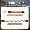 Ribbonlic 4 Pcs Rangefinder Tether Retractable Lanyard Coiled Tether Strap