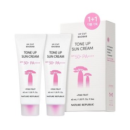 Nature Republic [1 +1] Nature Republic UV Cut Baobab Tone Up Sun Cream / [1 +1] 네이처리퍼블릭 유브이컷 바오밥 톤 업 선크림