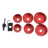 DEKTON DT45840 Downlight Installation Kit, 240 V, Black/Red, Set of