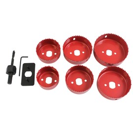 DEKTON DT45840 Downlight Installation Kit, 240 V, Black/Red, Set of 9 Pieces