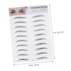 Mikinona Easy Apply Artificial Eyebrow Stickers 3d Eyebrow Stencils for