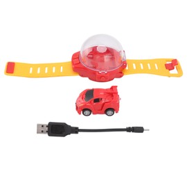 Watch Remote Control Car USB Charging Mini Wireless Remote Control Racing Car Children's Car Toys Gift Red