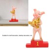 Pig Statue Cute Funny Tabletop Art Resin Pig Figurine Decoration