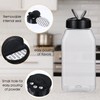 Molain 28 Pcs 16oz Plastic Spice Jars with Shaker Lids,