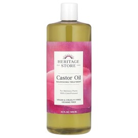 Heritage Store Castor Oil, 32 Ounce