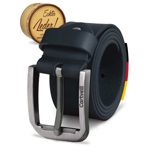 Cartvelli Premium Men's Leather Belt Made in Germany with Gift