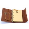 EvZ Leather Writing Journal Notebook, 5 Inches Vintage Nautical Spiral