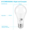 Qualilux Dusk to Dawn Light Bulbs 1000 Lumen, Daylight, 75W