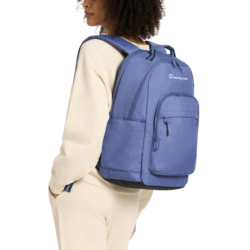 Champion Council Backpack, Black/White, Medium