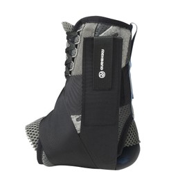 Rehband Ankle Support Bandage for Ankle Left/Right, Ankle Brace Sport for Stability and Safety, Colour: Grey, Size: XL