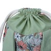 Papierdrachen Rabbit Backpack Flowers & Green - Cotton / Canvas