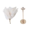 Desk Lamp Touch Sensitive, Spring Table Lamp, Modern Feather Lamp,