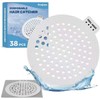 Disposable Shower Drain Hair Catcher 38 Pack, Peel and Stick