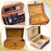 2Pcs Mini Solid Brass Hinges 90 Degree Jewelry Box Hinges