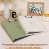 Weekgrat 2 Pcs 3 Ring 1 Inch Linen Binder Organizer