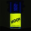 UV neon pastel yellow nail polish make-up