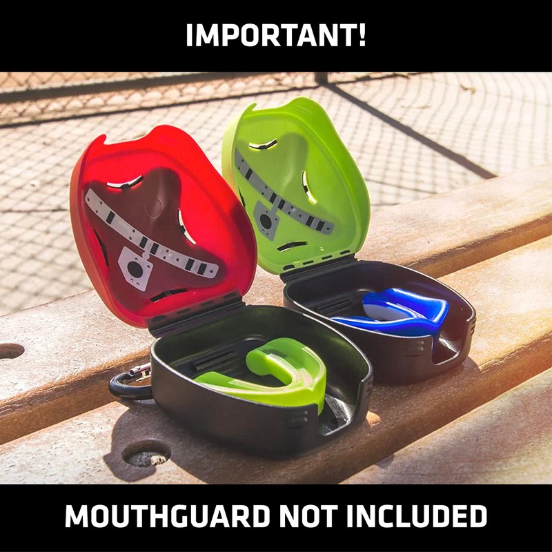 Shock Doctor Ventilated Mouth Guard Case, Universal Storage for Adult
