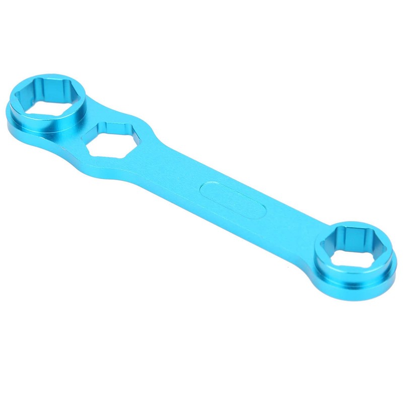 DIY Casting Fishing Reel Wrench Blue Aluminium Alloy Spanner Repairing