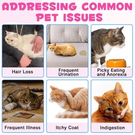 Collagen for Cats, Liquid Collagen for Cats, Skin and Coat Supplement for Cat, Immunity Support, Itch Relief, Skin & Coat and Joint Health