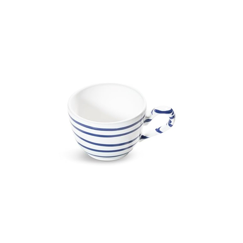 GMUNDNER KERAMIK Dark Blue Flamed Coffee Cup 0.19 L Handmade