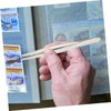 Baluue 5pcs Stainless Steel Tweezers for Stamp Collecting Handling and