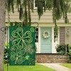 Louise Maelys Welcome St. Patrick's Day Garden Flag 12x18 Double