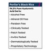 Perlier Black Rice Platinum Pure Hyaluronic Acid 94.5% Jumbo 1.6oz.