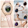 OHUGNA Smart Watches for Women - Elegant Rose Gold, Fitness