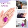 VIHOSE 200 Pcs UV Keychain Light 395nm Mini UV Keychain