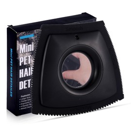 Pet Hair Remover, 2025 New Mini Pet Hair Remover Multi-Surface Silicone Dog Cat Fur Clean tool for Furniture Car Carpet Sofa Clothing Cleaning (Black)