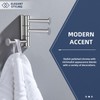 Angle Simple Swivel Hook Polished Chrome, SUS 304 Stainless Steel