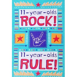 Greeting Card Happy Birthday Year Olds Rock Rule Are The Coolest of Cool