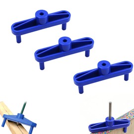 runpeak 3 Pcs Center Scriber - Marking Center Finder, Multipurpose Hole Locator Scribe Tool, Woodworking Marking Gauge Tool for Furniture Factory and Wood working Enthusiasts