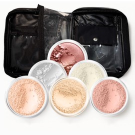 XXL KIT with CASE (BISQUE) Mineral Makeup Set Bare Face Matte Powder Foundation