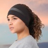 TrailHeads Adrenaline Series Women's Performance Ponytail Headband - black /