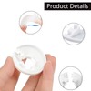 10 Pcs Radiator Pipe Cover, White Plastic Pipe Covers Sleeve,