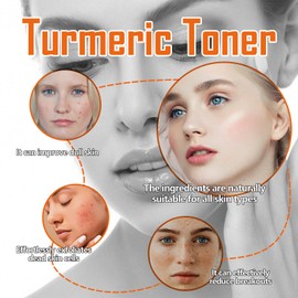 Turmeric Toner, Facial Toner, Turmeric Toner for Skin Protection and Moisturising, Moisturising, Turmeric Face Toner, Repairs Dullness and Acne for All Skin Types