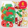 Baker Ross FE968 Christmas Elf Boot Card Kits - Pack